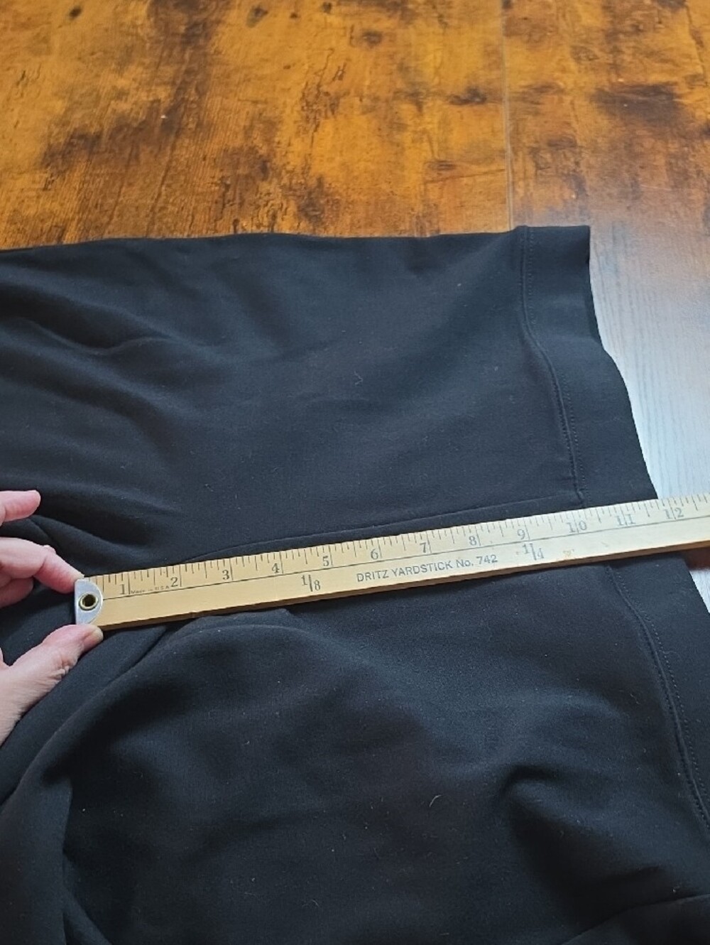 TALBOTS | Comfy Black Elastic Waist Pull On Stretch Tapered Lounge Pants | XL - Picture 6 of 8